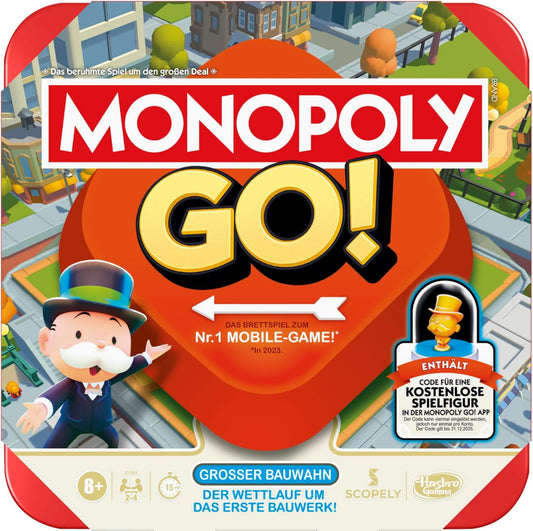 Monopoly Go Board Game + Free Figure